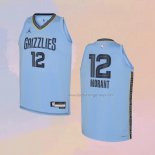 Kid's Memphis Grizzlies Ja Morant NO 12 Statement 2022-23 Blue Jersey