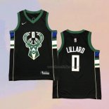 Kid's Milwaukee Bucks Damian Lillard NO 0 Statement 2018-19 Black Jersey