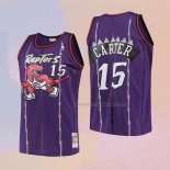 Kid's Toronto Raptors Vince Carter NO 15 Mitchell & Ness Purple Jersey