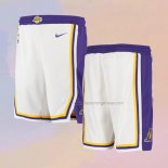 Los Angeles Lakers Association 2018-19 White Shorts