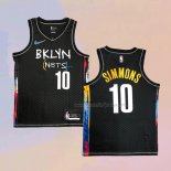 Men's Brooklyn Nets Ben Simmons NO 10 City 2020-21 Black Jersey