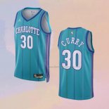 Men's Charlotte Hornets Dell Curry NO 30 Classic 2023-24 Green Jersey