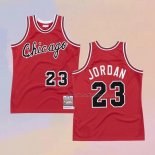 Men's Chicago Bulls Michael Jordan NO 23 Mitchell & Ness 1984-1985 Red Jersey