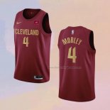 Men's Cleveland Cavaliers Evan Mobley NO 4 Icon 2022-23 Red Jersey