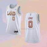 Men's Cleveland Cavaliers Kevin Love NO 0 City 2022-23 White Jersey