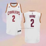 Men's Cleveland Cavaliers Kyrie Irving NO 2 White Jersey