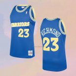 Men's Golden State Warriors Mitch Richmond NO 23 Mitchell & Ness 1990-91 Blue Jersey