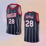 Men's Houston Rockets Alperen Sengun NO 28 City 2022-23 Black Jersey