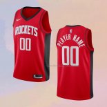 Men's Houston Rockets Customize Icon 2020-21 Red Jersey