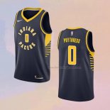 Men's Indiana Pacers Alex Poythress NO 0 Icon 2018 Blue Jersey