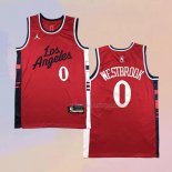 Men's Los Angeles Clippers Russell Westbrook NO 0 Statement 2024-25 Red Jersey