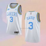 Men's Los Angeles Lakers Anthony Davis NO 3 Classic 2022-23 White Jersey