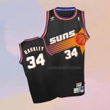 Men's Phoenix Suns Charles Barkley NO 34 Throwback Black Jersey