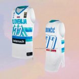 Men's Slovenia Luka Doncic NO 77 Tokyo 2021 White Jersey2