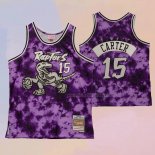 Men's Toronto Raptors Vince Carter NO 15 Galaxy Purple Jersey
