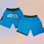 Minnesota Timberwolves Mitchell & Ness Just Don Blue Shorts