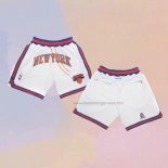 New York Knicks Just Don White Shorts