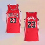 Women's Chicago Bulls Michael Jordan NO 23 Icon Red Jersey
