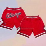 Chicago Bulls Just Don Red Shorts