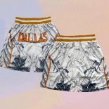 Dallas Mavericks White Shorts