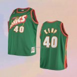 Kid's Seattle Supersonics Shawn Kemp NO 40 Historic Throwback Green Jersey