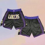 Los Angeles Lakers City Just Don 2023-24 Black Shorts