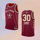 Men's All Star 2024 Golden State Warriors Stephen Curry NO 30 Red Jersey