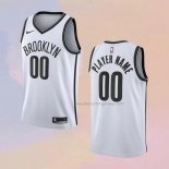 Men's Brooklyn Nets Customize Association 2020-21 Black Jersey