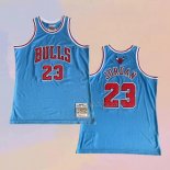 Men's Chicago Bulls Michael Jordan NO 23 Mitchell & Ness 1997-98 Blue Jersey
