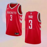 Men's Houston Rockets Chris Paul NO 3 Icon Red Jersey