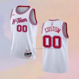 Men's Houston Rockets Customize City 2023-24 White Jersey