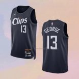 Men's Los Angeles Clippers Paul George NO 13 City 2023-24 Blue Jersey