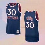 Men's New York Knicks Bernard King NO 30 Mitchell & Ness 1982-83 Blue Jersey