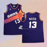 Men's Phoenix Suns Steve Nash NO 13 Throwback Purple Jersey