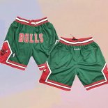 Chicago Bulls Just Don 2019 Green Shorts2