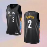 Men's Brooklyn Nets Blake Griffin NO 2 City 2020-21 Black Jersey