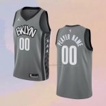Men's Brooklyn Nets Customize Statement Gray Jersey