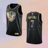 Men's Golden Edition Brooklyn Nets Kevin Durant NO 7 2021-22 Black Jersey