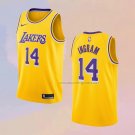 Men's Los Angeles Lakers Brandon Ingram NO 14 Icon Yellow Jersey