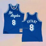 Men's Los Angeles Lakers Kobe Bryant NO 8 Hardwood Classics Throwback 1996-97 Blue Jersey