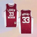Men's Lower Merion Kobe Bryant Red Jersey