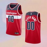 Men's Washington Wizards Customize Icon 2020-21 Red Jersey