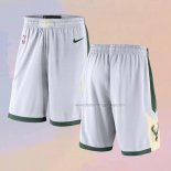 Milwaukee Bucks 2019 White Shorts