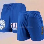 Philadelphia 76ers Pro Standard Mesh Capsule Blue Shorts