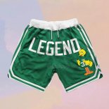 Boston Celtics Larry Legend Throwback Green Shorts