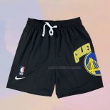 Golden State Warriors Big Logo Just Don Black Shorts