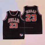 Kid's Chicago Bulls Michael Jordan NO 23 Throwback 1995-96 Black Jersey