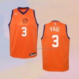 Kid's Phoenix Suns Chris Paul Statement 2020-21 Orange Jersey
