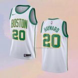 Men's Boston Celtics Gordon Hayward NO 20 City White Jersey