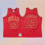 Men's Chicago Bulls Michael Jordan NO 23 Throwback 2020 Chinese New Year Red Jersey